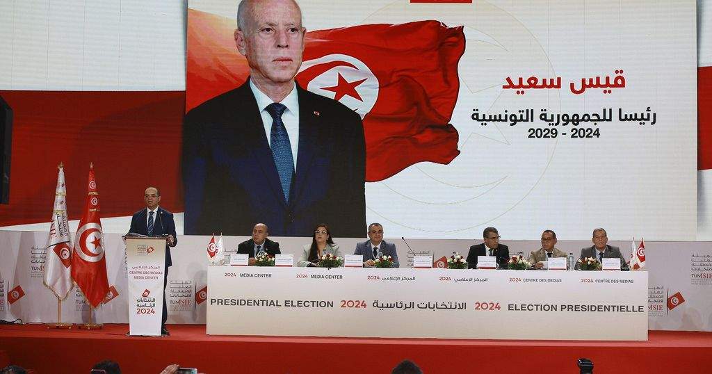 Tunisia's Saied Secures Re election Victory Amid Low Turnout & Oppression