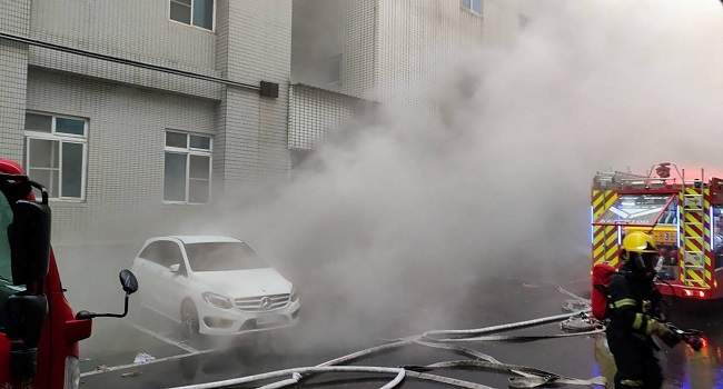 Typhoon Krathon Taiwan Hospital Fire Kills 9 Amid Storm