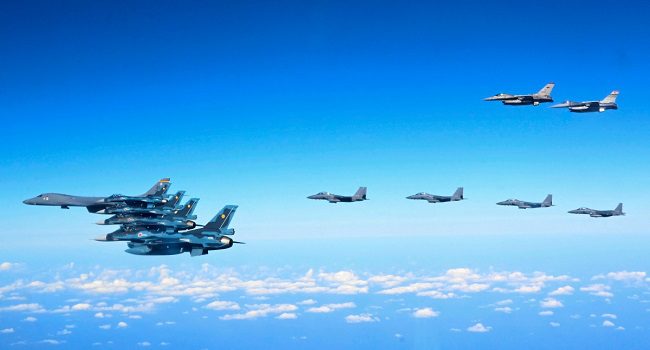 US Bomber Joins Air Drill With South Korea, Japan