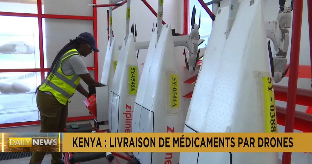 Drones beat logistical challenges to delivery of medical supplies in Kenya