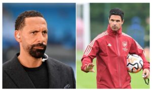 EPL: What Arteta told Rio Ferdinand about signing new striker for Arsenal