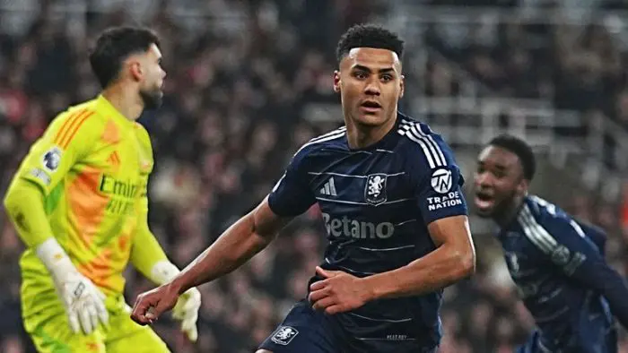 EPL table: Arsenal's title ambition falters with 2-2 draw against Aston Villa