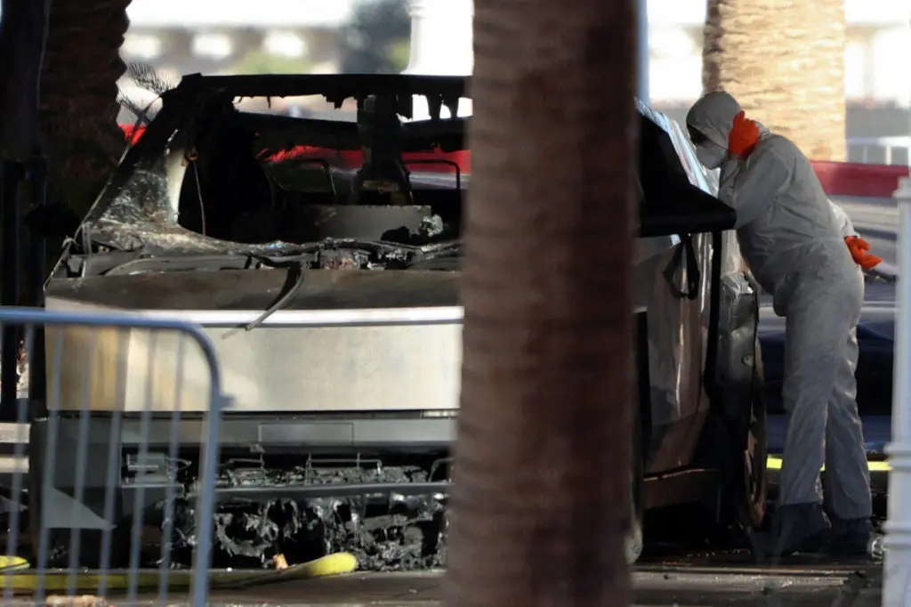 Explosion rocks Trump's Las Vegas hotel on New Year's Day
