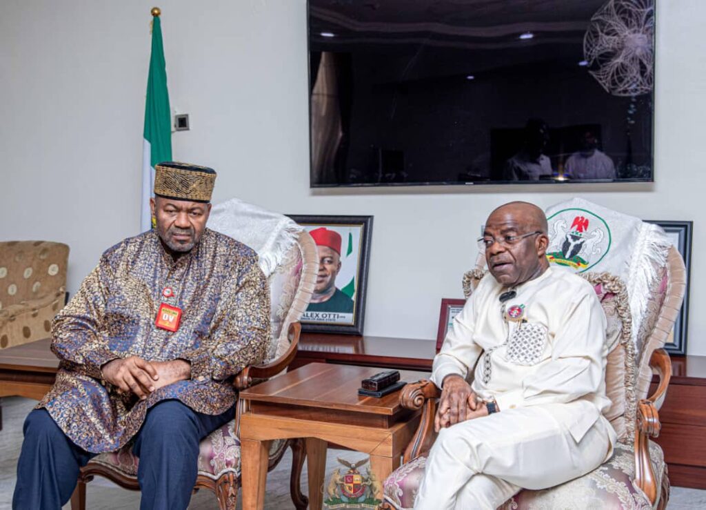 New Ohanaeze Ndigbo President General visits Gov Otti to show appreciation