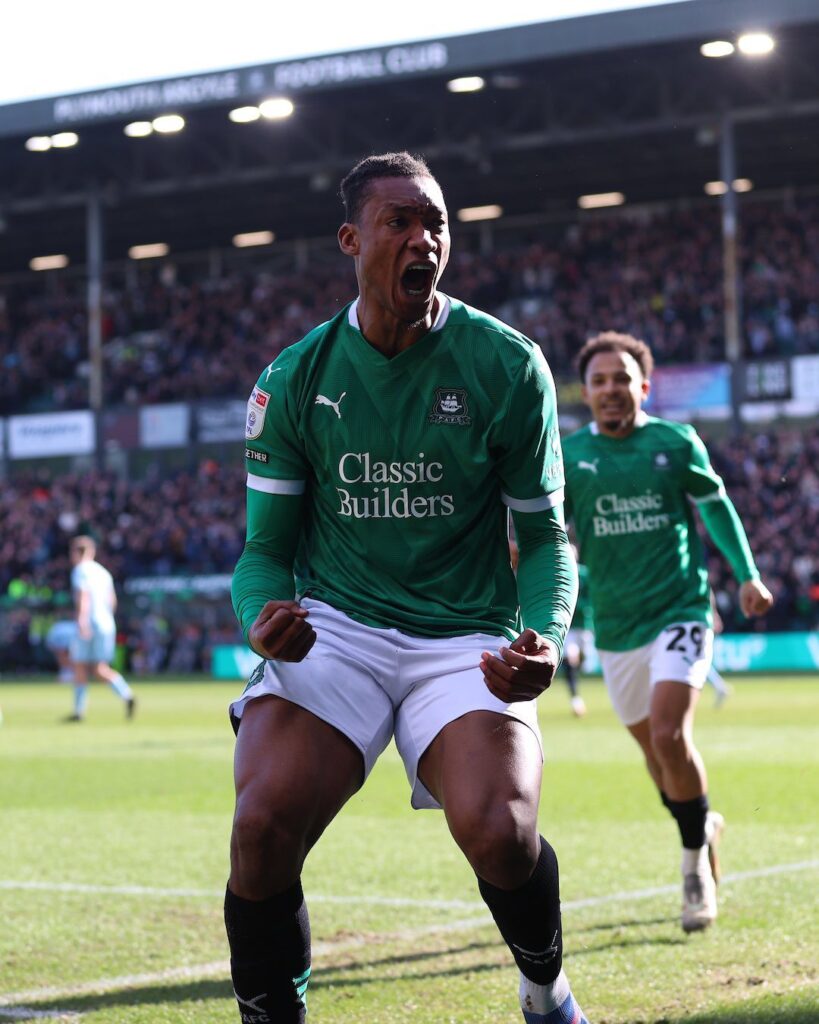 Championship: Tijani relishes first Plymouth Argyle's goal