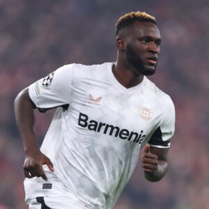 Bundesliga: Boniface thrilled to score on Bayer Leverkusen return