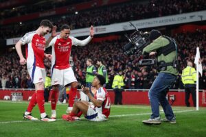 EPL: Arsenal cut Liverpool's lead with 5-1 win over Man City