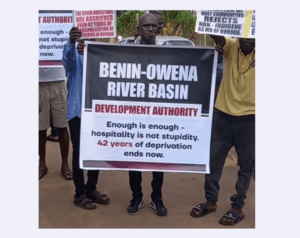 Edo Communities Protest Against Appointment Of Non Indigene As BORBDA 300x238