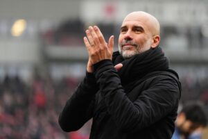 FA Cup: Guardiola reacts as Leyton fans sing 'you're getting sacked in the morning'