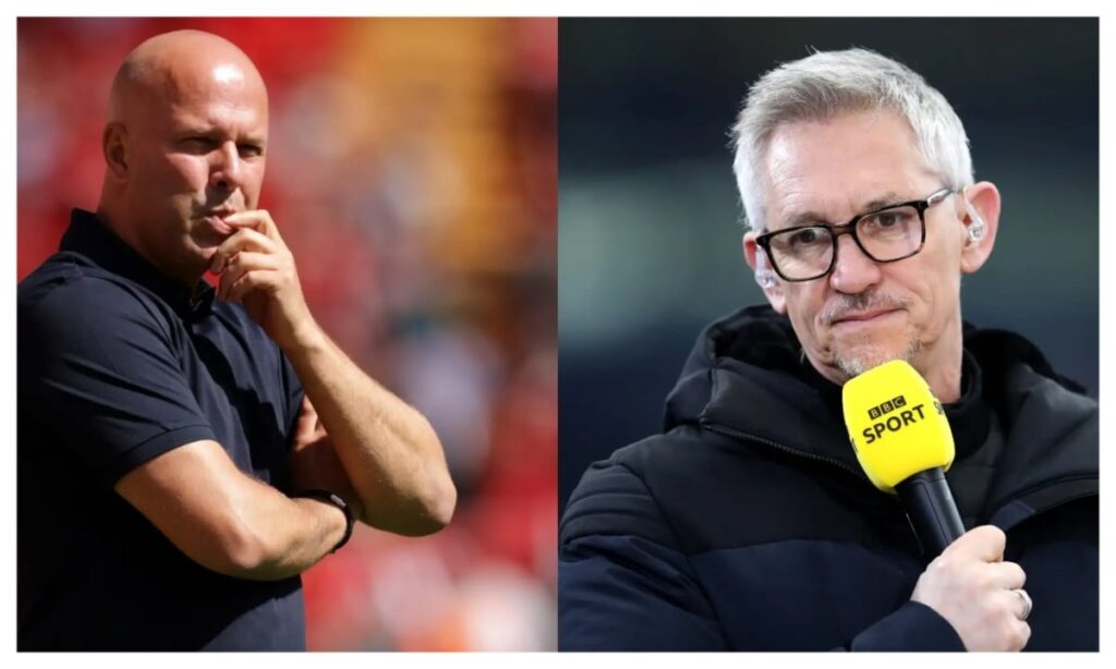 'Inexperience' - Gary Lineker slams Liverpool boss, Arne Slot over decision