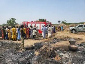 Inferno Claims Two Lives Injures Several Others In Borno IDP 300x225