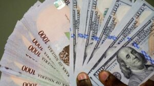 Naira gains N15 against dollar at black market