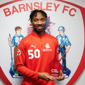 Nwakali scoops Barnsley's January Player of the Month