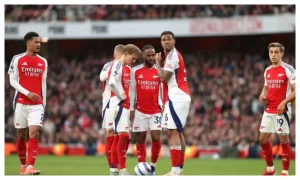 Champions League Three Arsenal Players Facing Possible Ban For Quarter Final 300x180