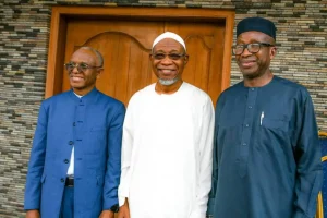 El Rufai Meets With Aregbesola Tunde Bakare 300x200