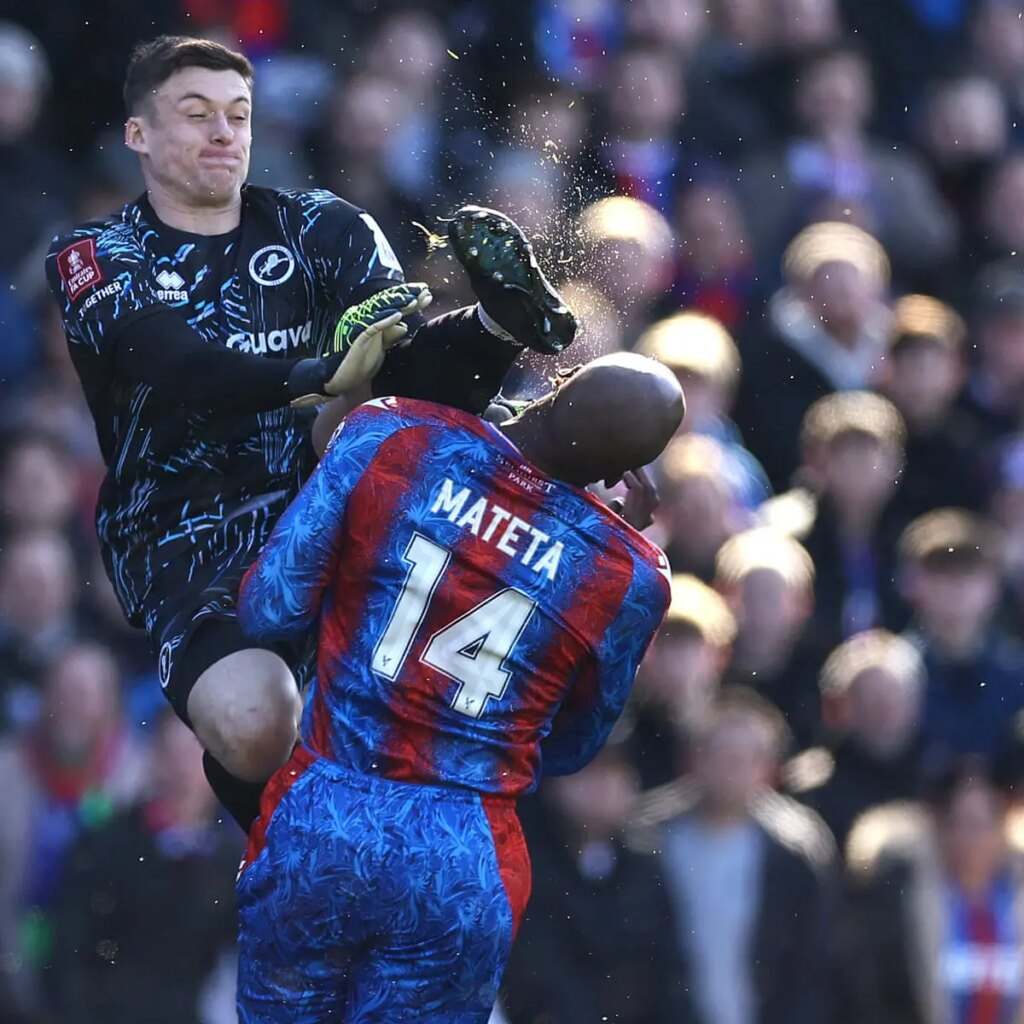 English FA increases Millwall goalkeeper, Liam Roberts' ban over horror tackle on Mateta