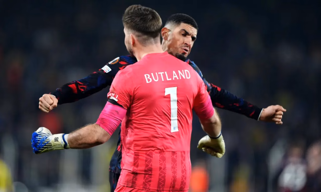 Europa League: Balogun hails Butland's heroics in Rangers' win over Fenerbahce
