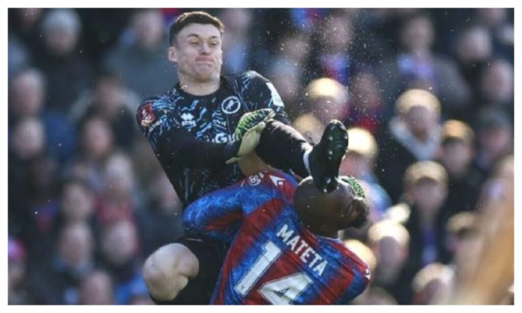 FA Cup: Crystal Palace striker Mateta 'conscious' in hospital