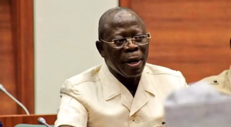 IBB, Humphrey Nwosu deceived 18m Nigerians, never confessed attrocities - Oshiomhole