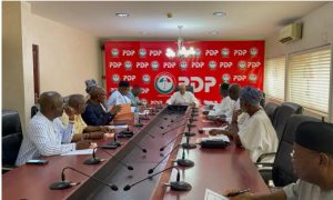 PDP NWC Meets In Abuja Amid Tight Security 300x180