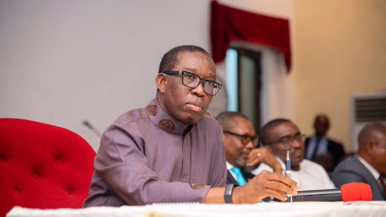 BREAKING: Former Gov Okowa defects to APC