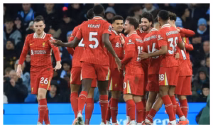 EPL: Liverpool now four wins away from winning title after Arsenal stumble