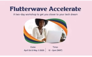 Flutterwave launches Accelerate Workshop to equip young Africans with in-demand tech skills