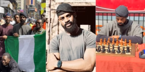GWR: Nigerian Tunde Onakoya begins 70-hour chess marathon in New York [VIDEO]