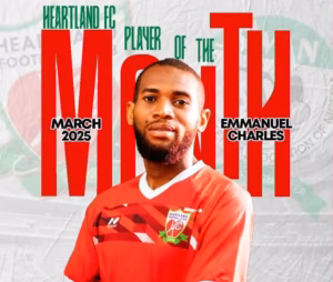 NPFL: Charles wins Heartland’s Player of the Month award