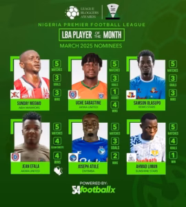 NPFL: March nominees unveiled for POTM