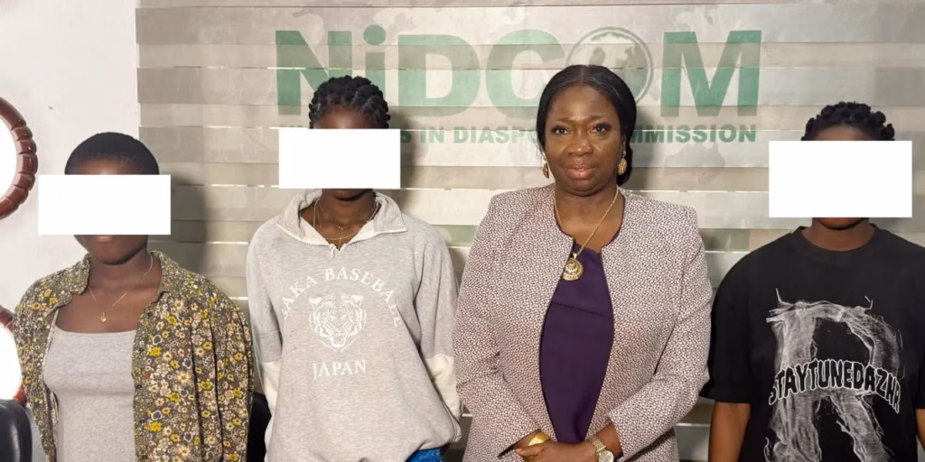 Nigerian girls rescued from sex trafficking in Ghana
