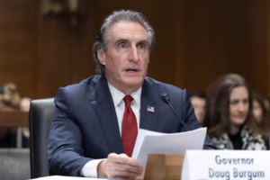 US Interior Secretary Burgum announces first oil leases in Gulf of America