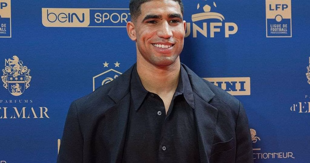 Football: PSG defender Achraf Hakimi named top African player in French league