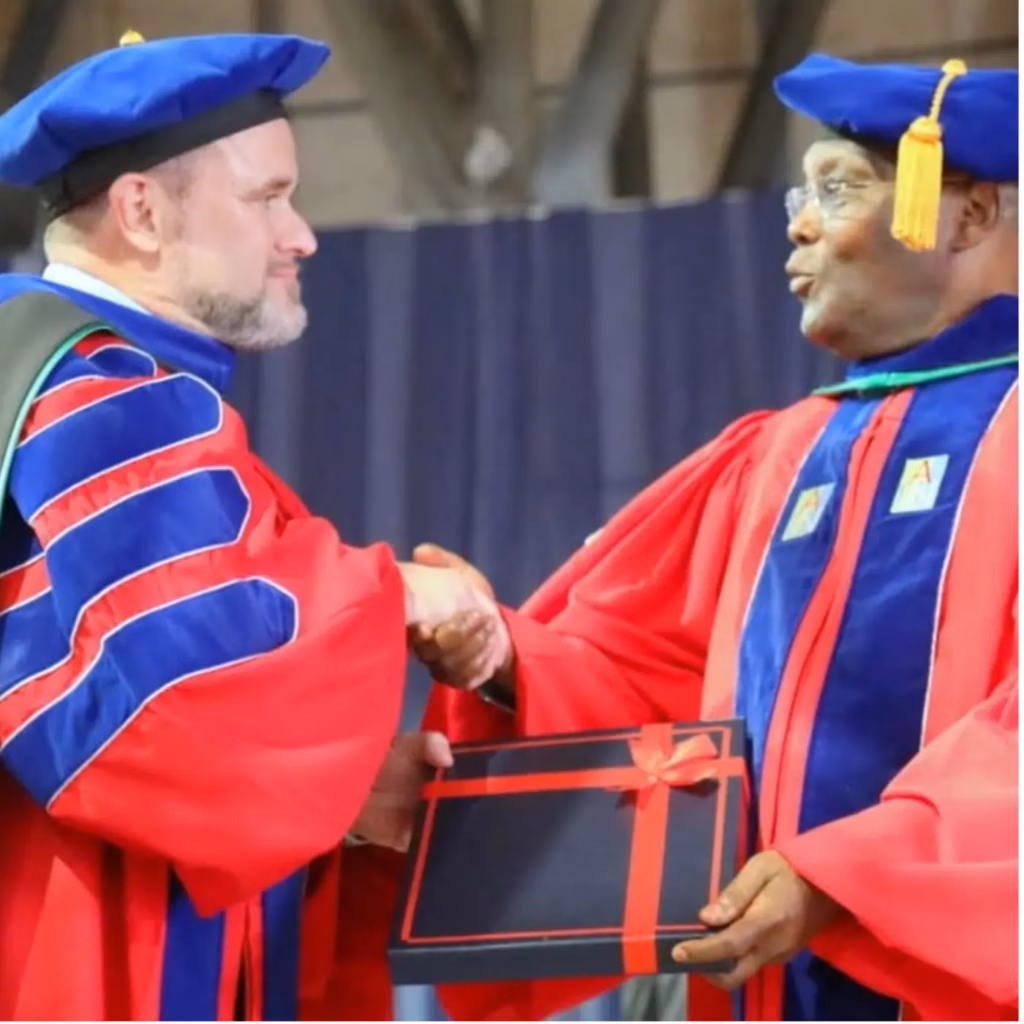 Atiku preaches patience, courage at AUN, Yola graduation ceremony