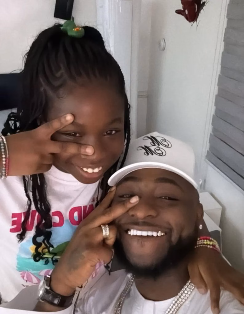 Davido finally reunites with daughter Imade after custody battle