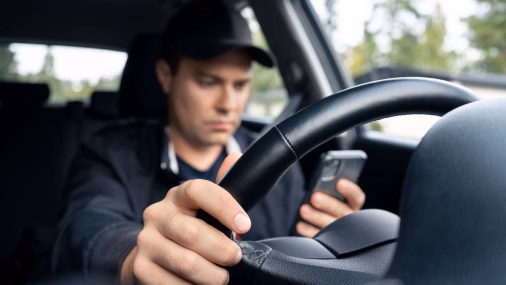 Distracted drivers text, read, and make social media content, survey says