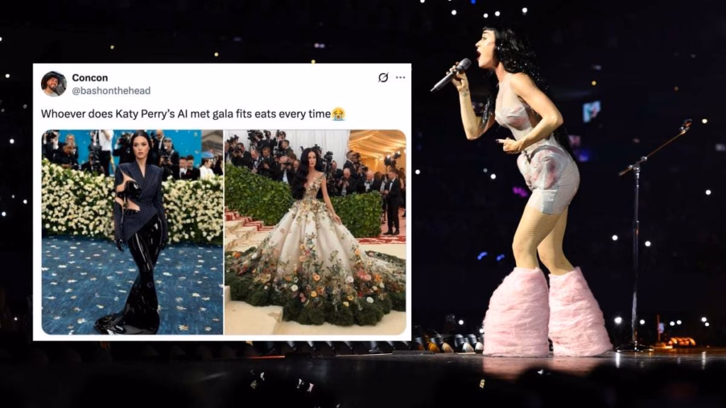 No, Katy Perry wasn’t at the Met Gala. Yes, that dress was AI.