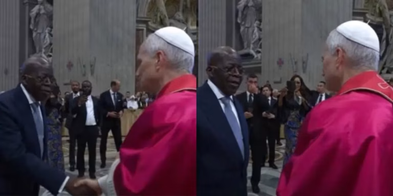 Tinubu meets Pope Leo XIV in Rome (PHOTOS)