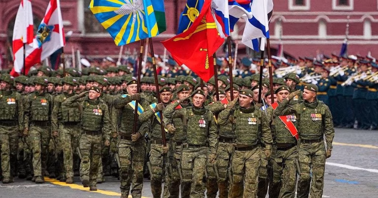 Russia stages massive victory day parade, Putin hails troops in Ukraine as foreign leaders attend
