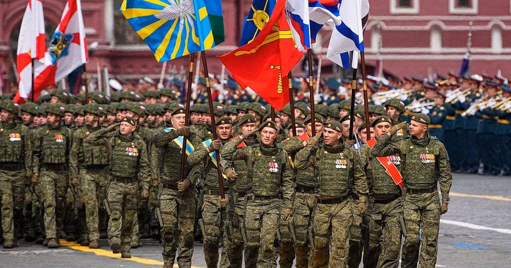 Russia stages massive victory day parade, Putin hails troops in Ukraine as foreign leaders attend