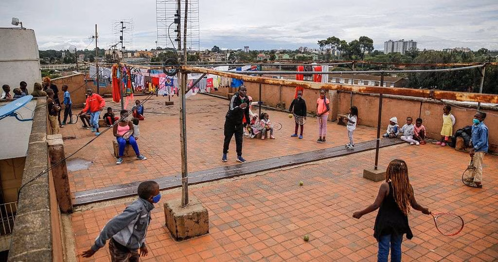 Blind young Kenyans learn soccer skills using Soundball device