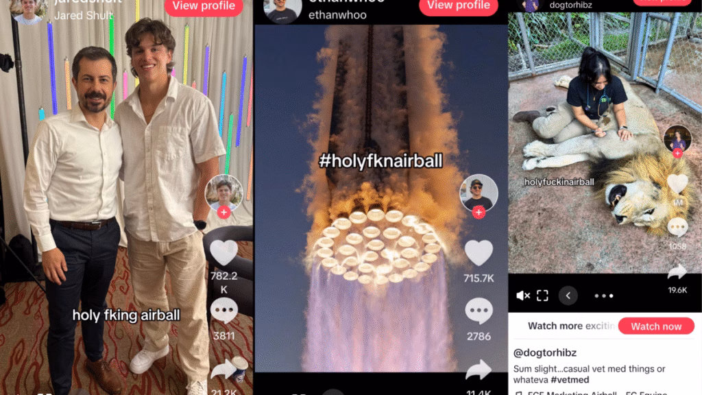 TikTok is humble-bragging with the new 'holy f-ing airball' trend