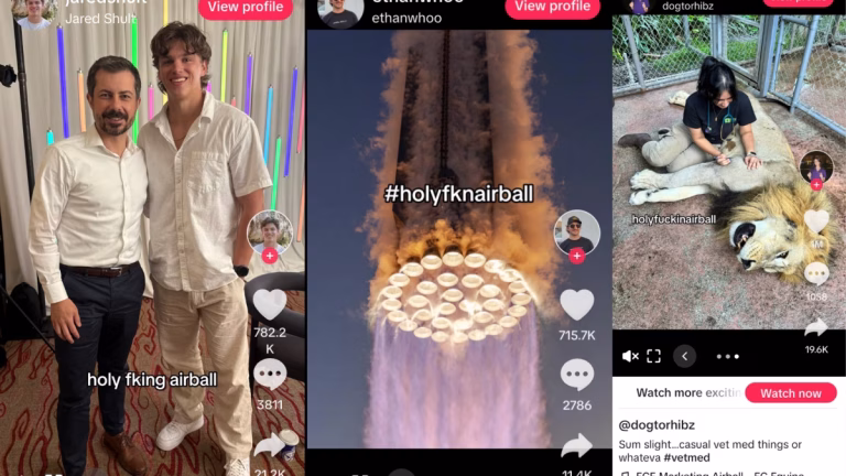 TikTok is humble-bragging with the new 'holy f-ing airball' trend