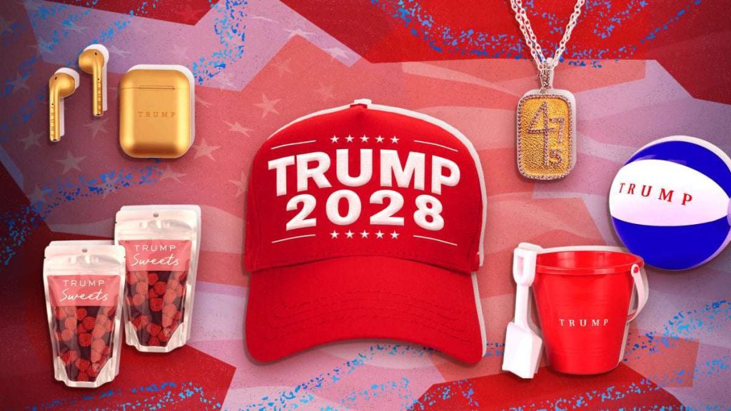 Trump's online store has much more than 2028 campaign hats