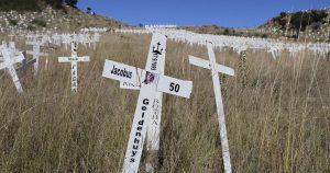 Hillside of white crosses fuels misleading story about South Africa farm killings