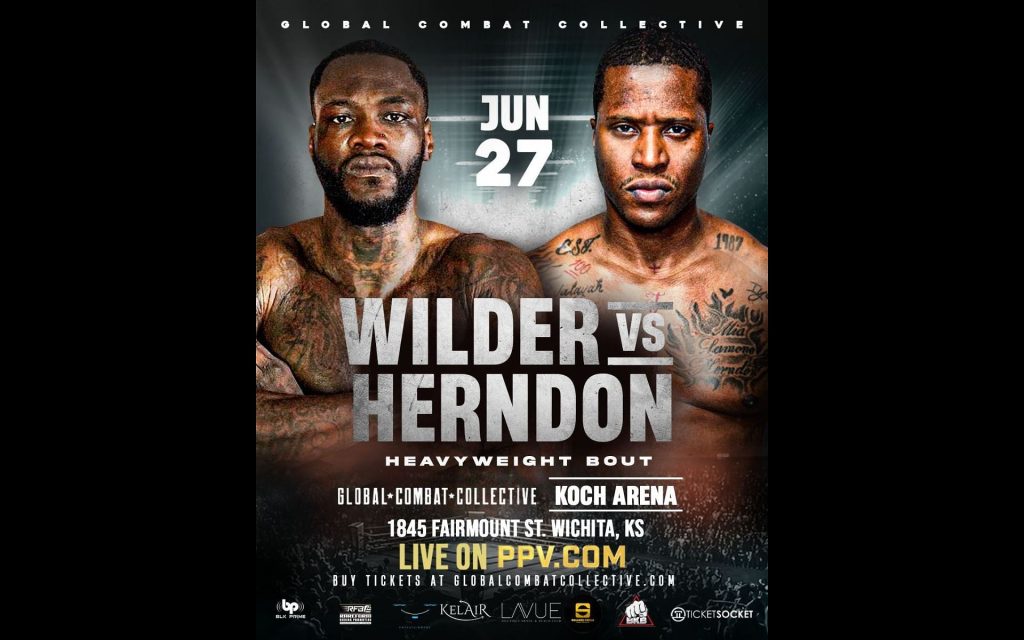 Deontay Wilder (left) will face Tyrrell Herndon (right). [Image courtesy: @bronzebomber on Instagram]