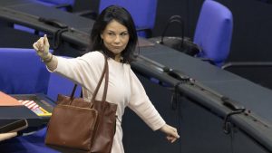 Former German Foreign Minister Annalena Baerbock Lands UN General Assembly 300x169