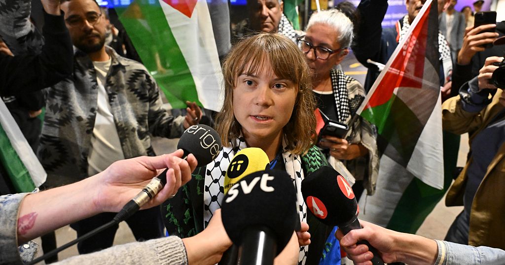 Israel deports Greta Thunberg, other activists from Gaza aid flotilla