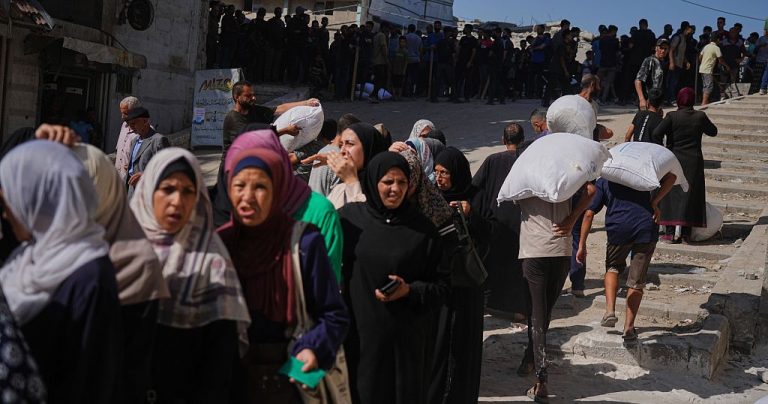 Gaza residents welcome rare organized aid delivery after months of chaos and hunger