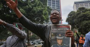Kenyan police officer arrested after protests over blogger's death in custody